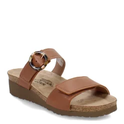 Naot Wedges|Women's , Anabel Sandal Caramel
