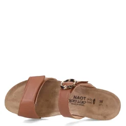 Naot Wedges|Women's , Anabel Sandal Caramel