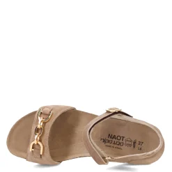 Naot Sandals|Women's , Aubrey Sandal Almond Brown