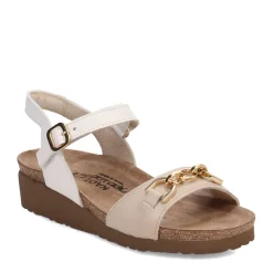 Naot Wedges|Women's , Aubrey Sandal Ivory