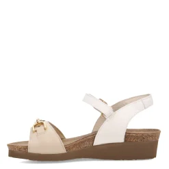 Naot Wedges|Women's , Aubrey Sandal Ivory
