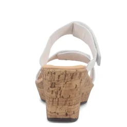 Naot Wedges|Women's , Caveran Sandal White