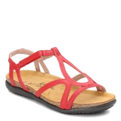 Naot Sandals|Women's , Dorith Sandal Kiss Red