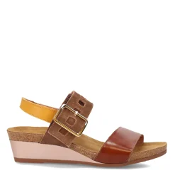 Naot Sandals|Women's , Dynasty Sandal Brown Marigold