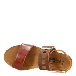 Naot Sandals|Women's , Dynasty Sandal Brown Marigold