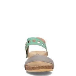 Naot Sandals|Women's , Dynasty Sandal Gray Green Multi