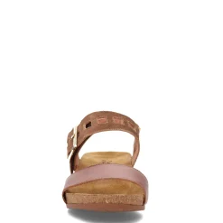 Naot Wedges|Women's , Dynasty Sandal Brown Marigold