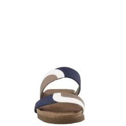 Naot Sandals|Women's , Frankie Sandal White/Blue/Khaki