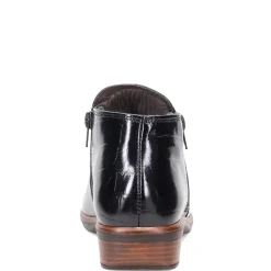 Naot Boots|Women's , Helm Ankle Boot Black Croc