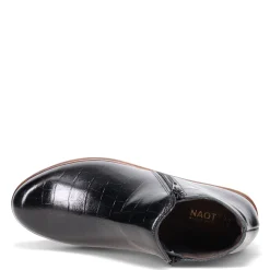 Naot Boots|Women's , Helm Ankle Boot Black Croc