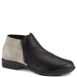 Naot Boots|Women's , Helm Boot Black/Speckled Beige