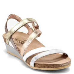 Naot Sandals|Women's , Hero Sandal Silver / Gold Mix