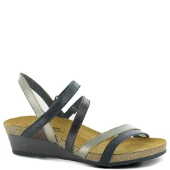 Naot Sandals|Women's , Hero Sandal Black / Pewter