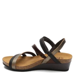 Naot Sandals|Women's , Hero Sandal Black / Pewter