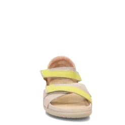Naot Sandals|Women's , Karawa Sandal Soft Ivory/Lime/Beige