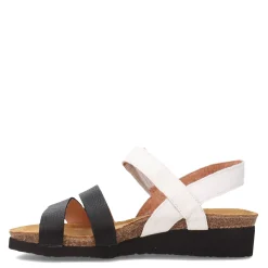 Naot Sandals|Women's , Kayla Sandal White Black