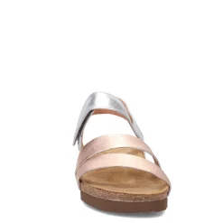 Naot Wedges|Women's , Kayla Sandal Silver
