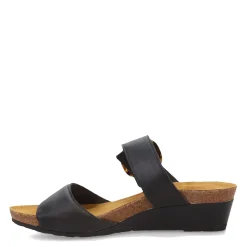 Naot Wedges|Women's , Kingdom Sandal Jet Black