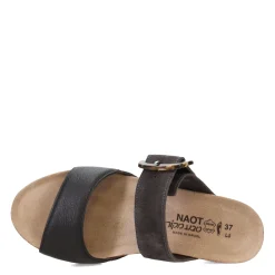 Naot Wedges|Women's , Kingdom Sandal Black