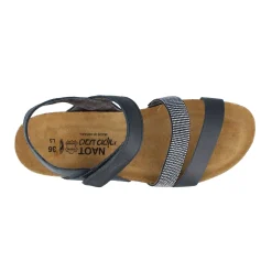 Naot Sandals|Women's , Krista Mid Heel Sandal Black