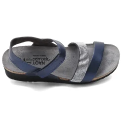 Naot Sandals|Women's , Krista Sandal Polar Sea Lthr/Dark
