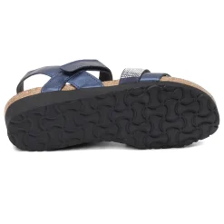 Naot Sandals|Women's , Krista Sandal Polar Sea Lthr/Dark