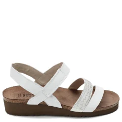 Naot Sandals|Women's , Krista Sandal White Lthr/White W/