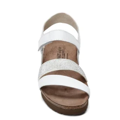 Naot Sandals|Women's , Krista Sandal White Lthr/White W/