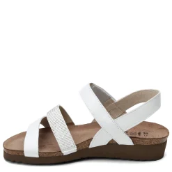 Naot Sandals|Women's , Krista Sandal White Lthr/White W/