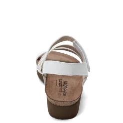 Naot Sandals|Women's , Krista Sandal White Lthr/White W/