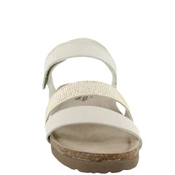 Naot Wedges|Women's , Krista Sandal Ivory / Gold