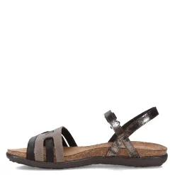 Naot Sandals|Women's , Lucy Sandal Black Gray