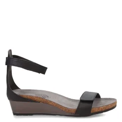 Naot Wedges|Women's , Mermaid Sandal Black