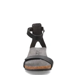 Naot Wedges|Women's , Mermaid Sandal Black