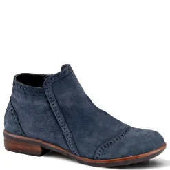 Naot Boots|Women's , Nefasi Ankle Boot Navy Velvet Nubuck