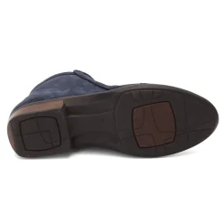 Naot Boots|Women's , Nefasi Ankle Boot Navy Velvet Nubuck