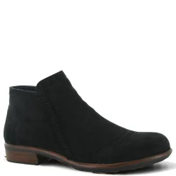 Naot Boots|Women's , Nefasi Ankle Boot Black Velvet Nubuck