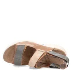 Naot Sandals|Women's , Odyssey Sandal Tan/Grey/Ivory