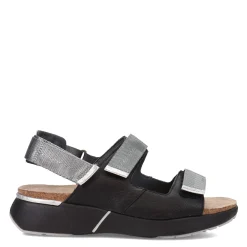 Naot Sandals|Women's , Odyssey Sandal Black/Grey/Silver