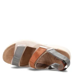 Naot Sandals|Women's , Odyssey Sandal Beige/Grey/Brown