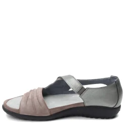 Naot Sandals|Women's , Papaki Sandal Shitake Nubuck/Sterling