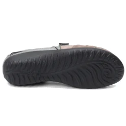 Naot Sandals|Women's , Papaki Sandal Shitake Nubuck/Sterling