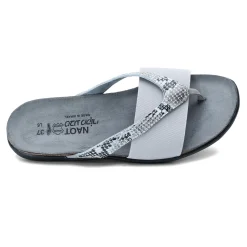 Naot Sandals|Women's , Penelope Sandal Grey Snake Print