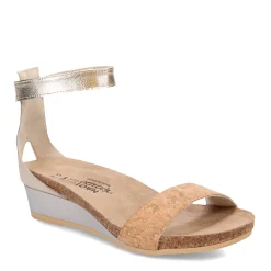 Naot Wedges|Women's , Pixie Sandal Cork Gold