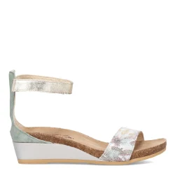Naot Wedges|Women's , Pixie Sandal White Floral