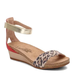 Naot Wedges|Women's , Pixie Sandal Cheetah