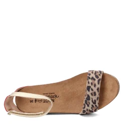 Naot Wedges|Women's , Pixie Sandal Cheetah