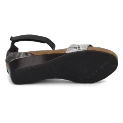 Naot Wedges|Women's , Pixie Sandal Gray