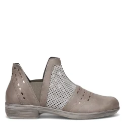 Naot Boots|Women's , Rivotra Bootie Gray/Foggy Gray/Silver