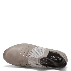 Naot Boots|Women's , Rivotra Bootie Gray/Foggy Gray/Silver